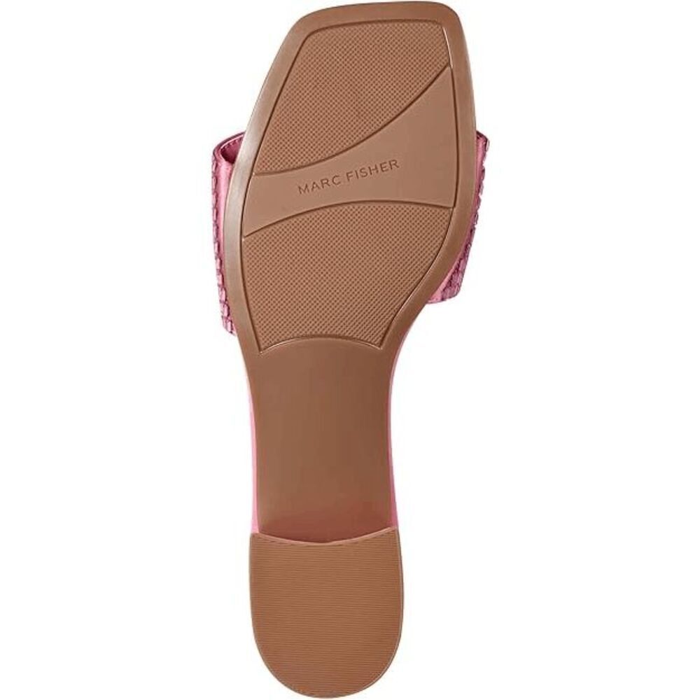 Marc Fisher Pink Embellished Slide Sandals - Picture 11 of 15